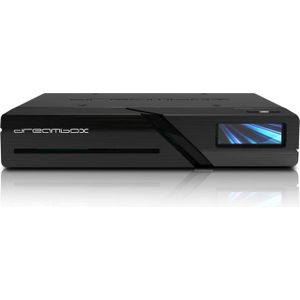 Dreambox Twee Ultra HD (16 GB, 2x DVB-S2X), TV-ontvanger, Zwart
