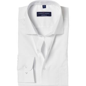 CASA MODA - Overhemd - Wit - 100% Katoen - Strijkvrij