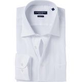 CASA MODA - Comfort Fit Overhemd - Wit - Mouwlengte 7 - Strijkvrij