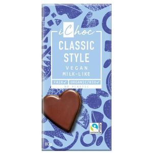 iChoc - Planty Classic - Chocolade - Puur - 80 Gram - Veganistisch