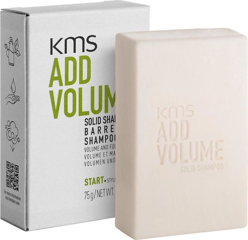KMS - AddVolume Solid Shampoo - 75g - Vaste Shampoo - Voor Fijn Haar