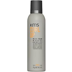 KMS - Curl Up - Wave Foam - 200 ml - Haarmousse voor Slag en Golven