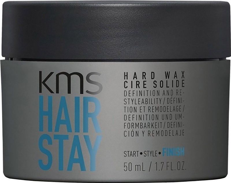 KMS - HairStay - Haarwax - Droog - Flexibele Hold
