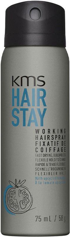 KMS - HairStay Working Hairspray - 75ml - Hairspray - Droog - Flexibele Finish