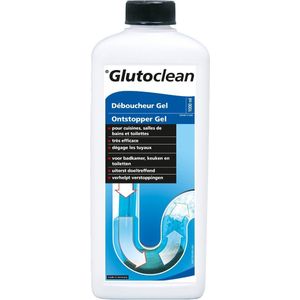 Glutoclean Ontstopper Gel - gebruiksklaar - tegen nare geuren - gelvorm - 1 liter