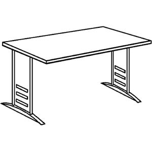 TINO - Bureautafel, b x d = 1200 x 800 mm