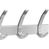 Kerkmann Wandgarderobe public 32640414 silber Metall 15 Haken 65,0 x 17,0 cm