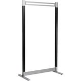 Kerkmann Reihengarderobe Montana HxBxT 170x100x46cm alusilber/schwarz