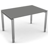 Eettafel Beta 120cm grijs hoogte verstelbaar