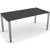 Eettafel Beta 160cm antraciet hoogte verstelbaar