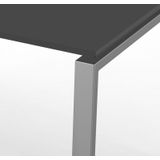 Eettafel Beta 160cm antraciet hoogte verstelbaar