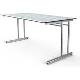 Kerkmann - Bureau Artline - glas 160x80cm - verstelbaar