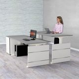 Zit sta bureau Move-3 antraciet 180x80cm elektrisch verstelbaar