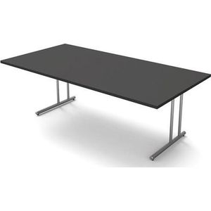 Bureau Profi antraciet 200cm