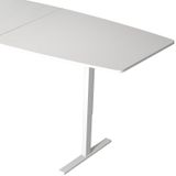 Zit sta vergadertafel Teamwork wit 250x105cm