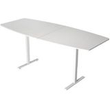 Zit sta vergadertafel Teamwork wit 250x105cm