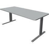 Unic - Comfort Bureau - Grijs - 180x80cm - Melamine