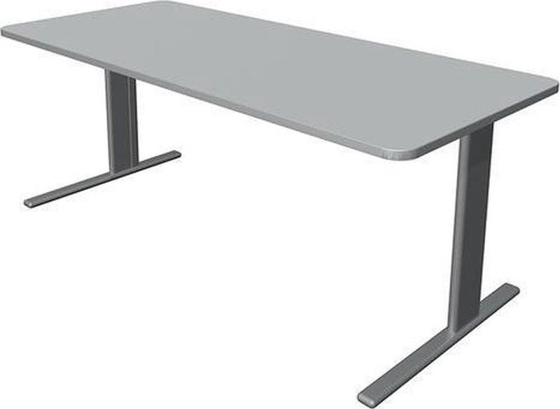 Unic - Comfort Bureau - Grijs - 180x80cm - Melamine