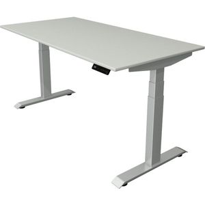 Kerkmann - Zit sta bureau Move-4 licht grijs 140x80cm elektrisch