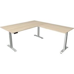 Kerkmann - Zit sta hoekbureau Move-4 blank essen 200x220cm elektrisch