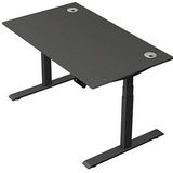 Kerkmann Move 2 Plus elektrisch höhenverstellbarer Schreibtisch anthrazit rechteckig, T-Fuß-Gestell anthrazit 140,0 x 80,0 cm