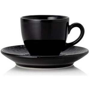 WAS Germany Set van 6 porseleinen espressokopjes en schoteltjes 0,09 liter