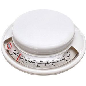 Dr. Oetker - Mechanische Keukenweegschaal - Wit - Kunststof - Tot 2 kg