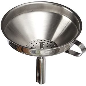 Dr. Oetker 1940 professionele uitloop met zeef, 12 cm zilver, roestvrij staal, 12 x 12 x 8 cm