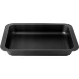 Zenker 7503 Lasagne-schaal, ovenschaal, roestvrij staal, zwart, 36,5 x 27 x 5 cm