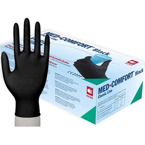 Ampri Gmbh | Vitril handschoenen | Maat XL | Zwart | 100 stuks
