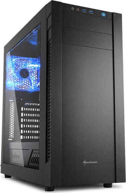 Sharkoon S25-W - PC Behuizing – Zwart