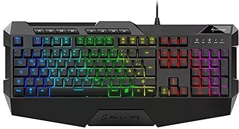 Sharkoon - SKILLER SGK4 Toetsenbord - Zwart - USB - RGB-verlichting