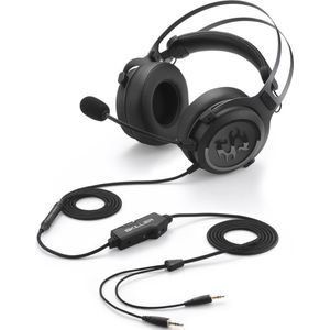 Headphones with Microphone Sharkoon SKILLER SGH3 Black