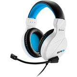 Sharkoon RUSH ER3 Headset Bedraad Hoofdband Gamen Zwart, Blauw, Wit