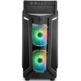 ATX Semi-tower Box Sharkoon VG6-W RGB Black