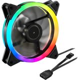 Box Ventilator Sharkoon SHARK Blades Fan RGB Ø 12 cm