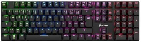 Sharkoon PureWriter RGB schakelaars, rood