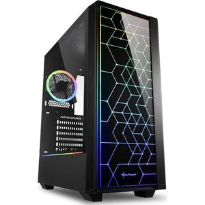 ATX Semi-tower Box Sharkoon LIT 100 Black