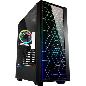 ATX Semi-tower Box Sharkoon LIT 100 Black
