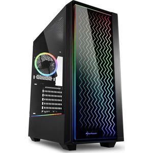 ATX Semi-tower Box Sharkoon LIT 200 Black