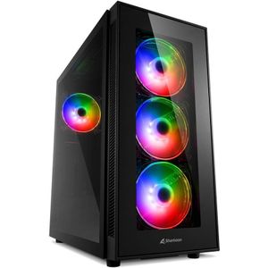 ATX Semi-tower Box Sharkoon 4044951029105 Black