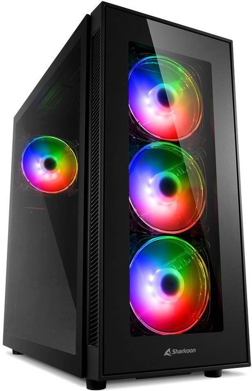 ATX Semi-tower Box Sharkoon 4044951029105 Black