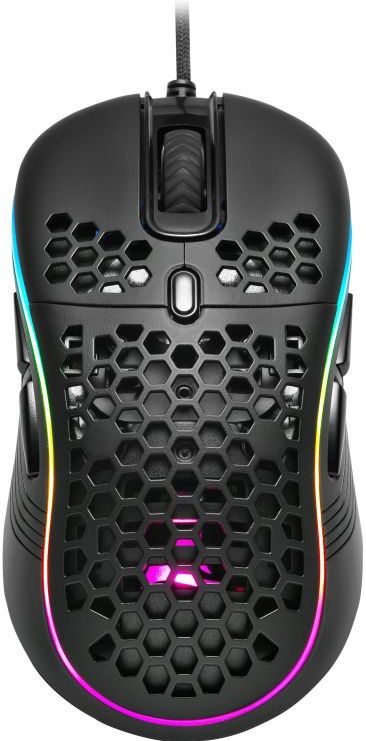 Sharkoon - Light² S - Gaming Mouse - Zwart - Lichtgewicht - Symmetrisch Ontwerp