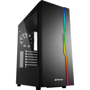 ATX Semi-tower Box Sharkoon RGB Slider