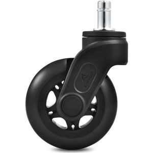 SW10 - Vloerwielen - Zwart - Kunststof