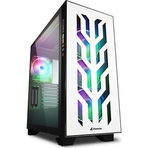 ATX Semi-tower Box Sharkoon CA300T LED RGB White