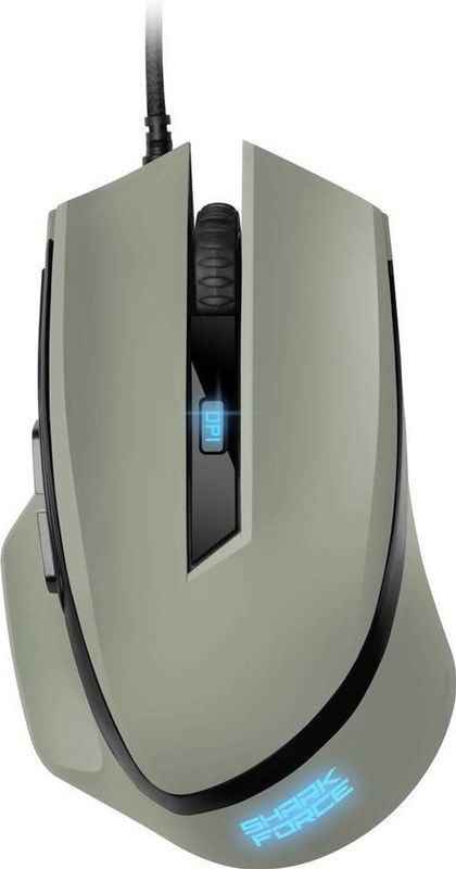 Sharkoon Shark Force II 4044951030453 gamingmuis, grijs