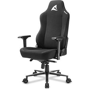 Sharkoon Silla Fabric Skiller SGS40 Gamingstoel, 160°, zwart, met ademende stoffen bekleding, Acacia, meerkleurig, breed