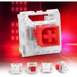 Sharkoon - Kailh Box - Toetsenbord Accessoires - Rood - Wit