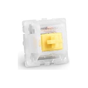 Sharkoon - Switch Set - Gateron Milky YE Cap - Geel - 35 Stuks